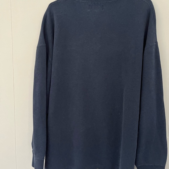 POLO by Ralph Lauren 1/4 Zip Pullover Navy Sweater Top Size 2XL Big - Picture 10 of 13
